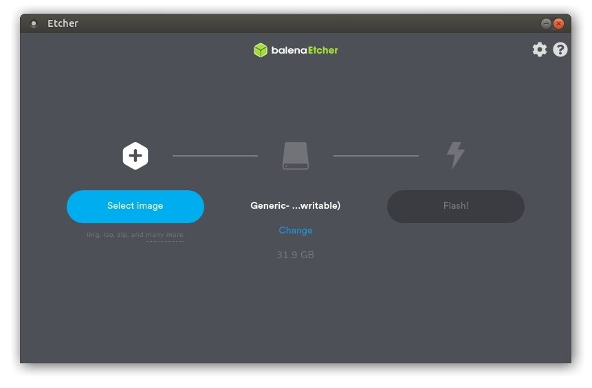 Etcher User Interface