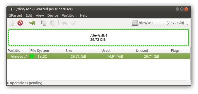 Format the SD card to FAT32