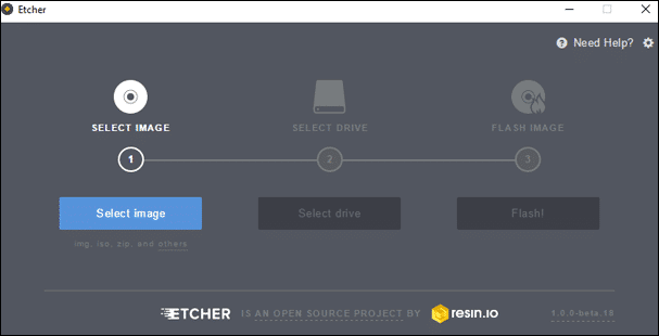 Launch Etcher