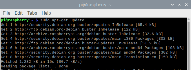 update system